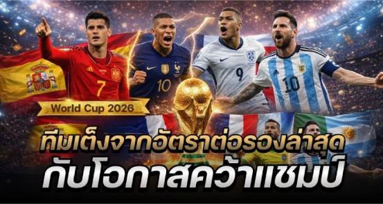 ทีมเต็งหนึ่ง ฟุตบอลโลก 2026